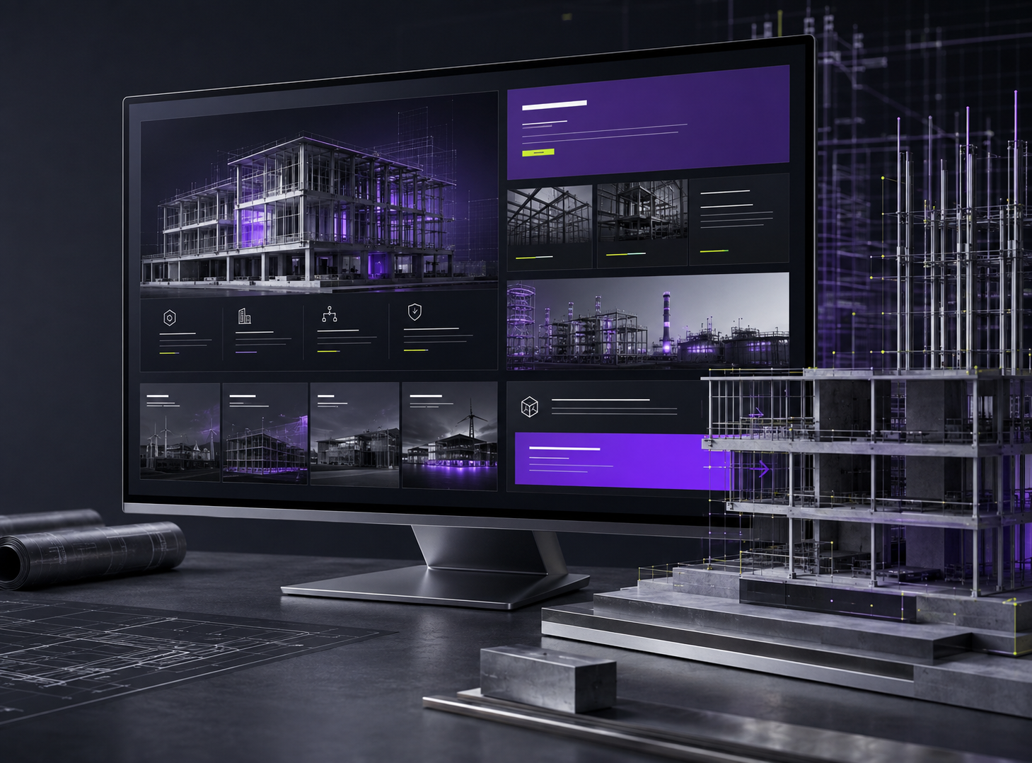 Interfaces do site - Imagem Home