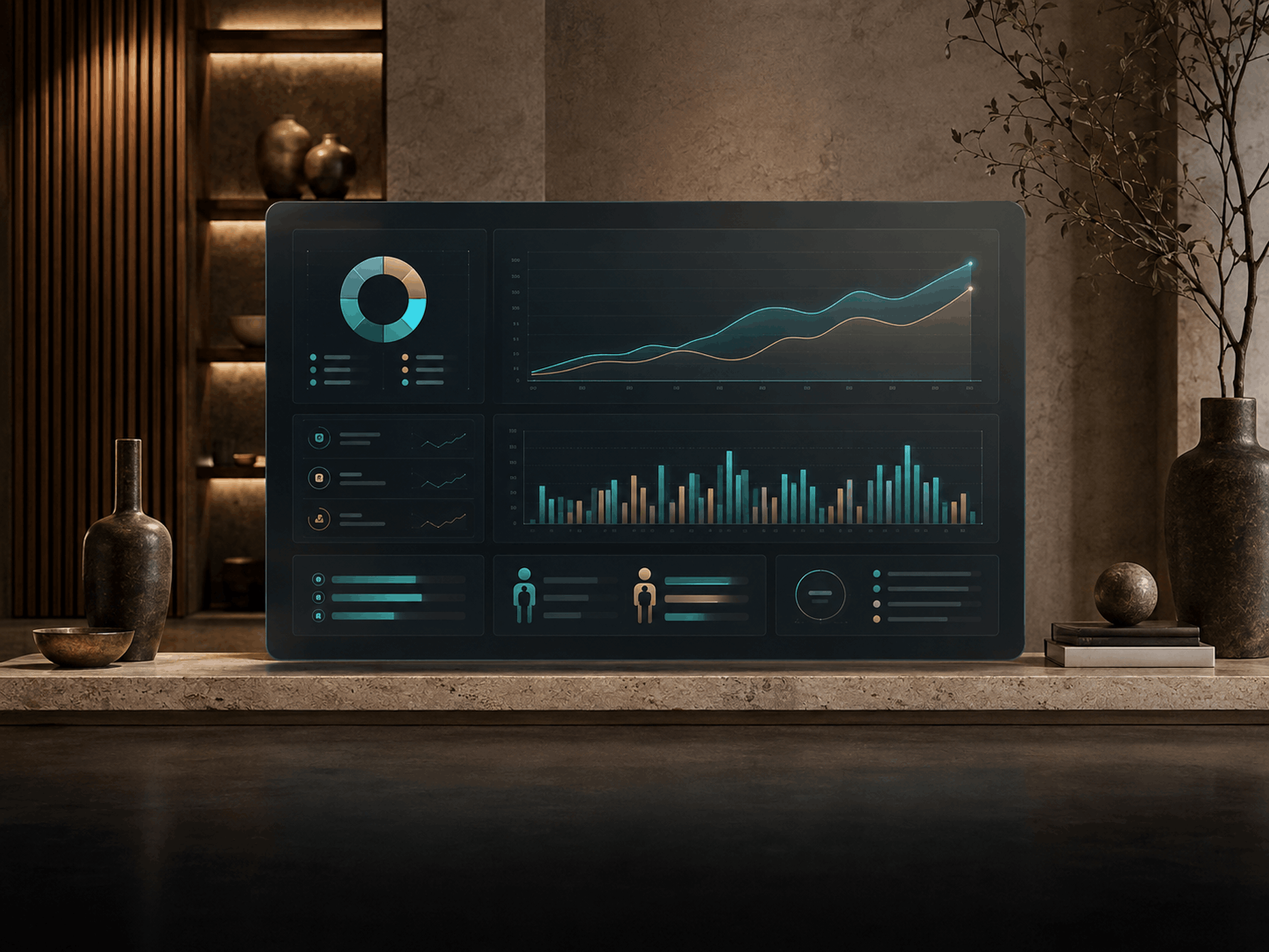 Dashboard Gerencial do projeto Altiora